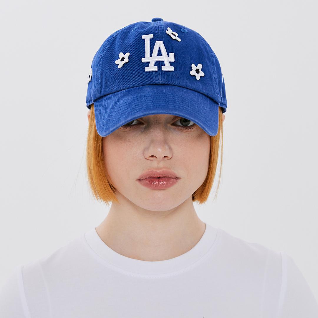 [47 BRAND] LA flower emb cap blue (B)