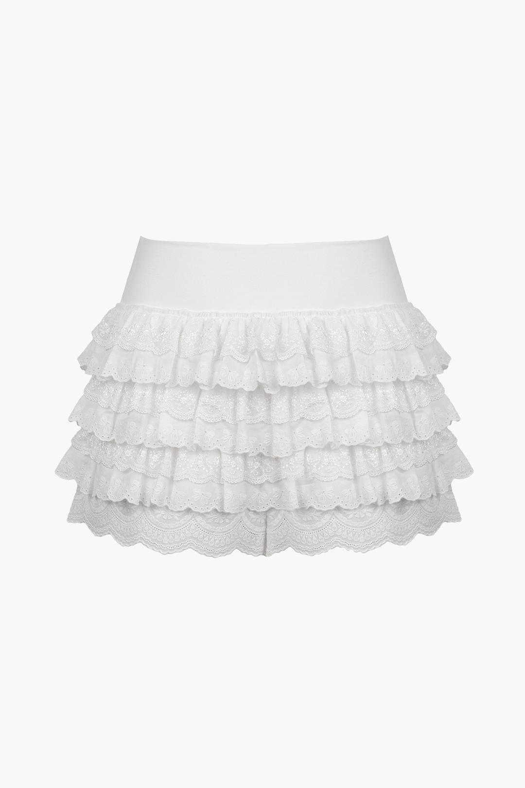 LACE TUTU PANTS SKIRT WHITE [03/07 OPEN]