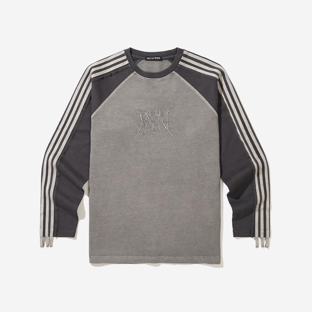 Icyto Raglan Long Sleeve T-Shirt Grey