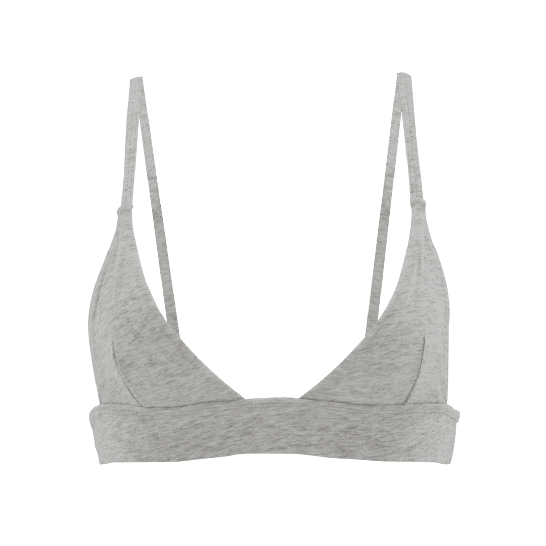 Lounge Triangle Bra Grey