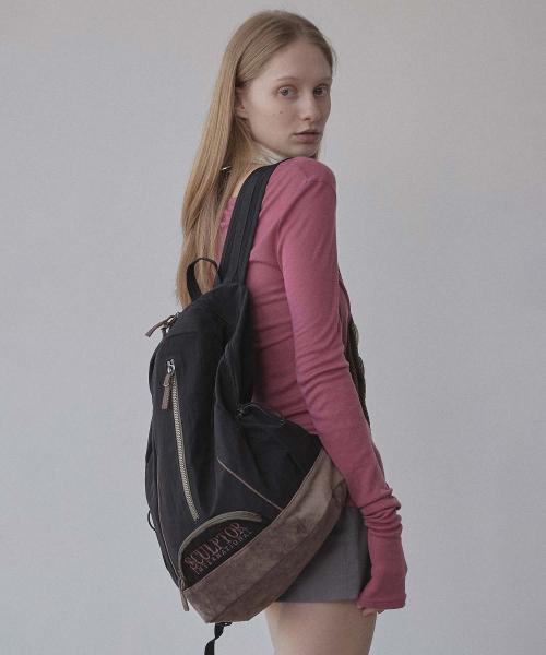 Oldschool Slouchy Backpack Black