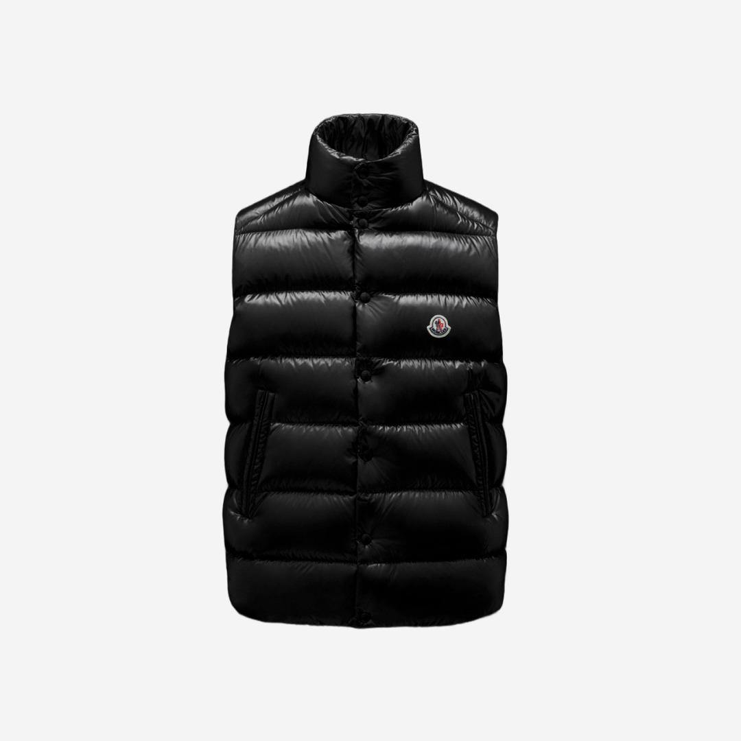 Moncler Tibb Down Gilet Black - 23FW
