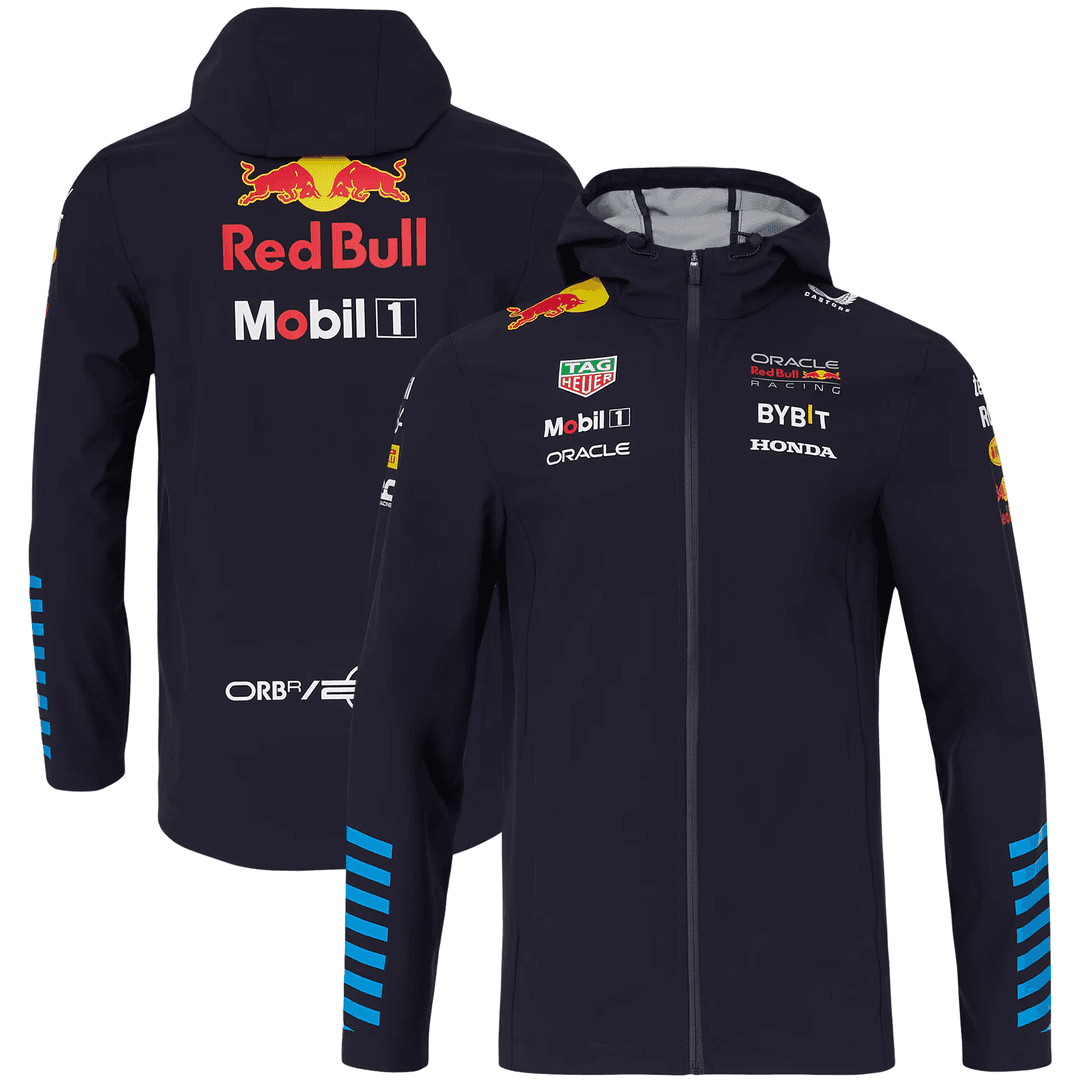 Red Bull Racing 2024 Team Water Resistant Jacket - Unisex