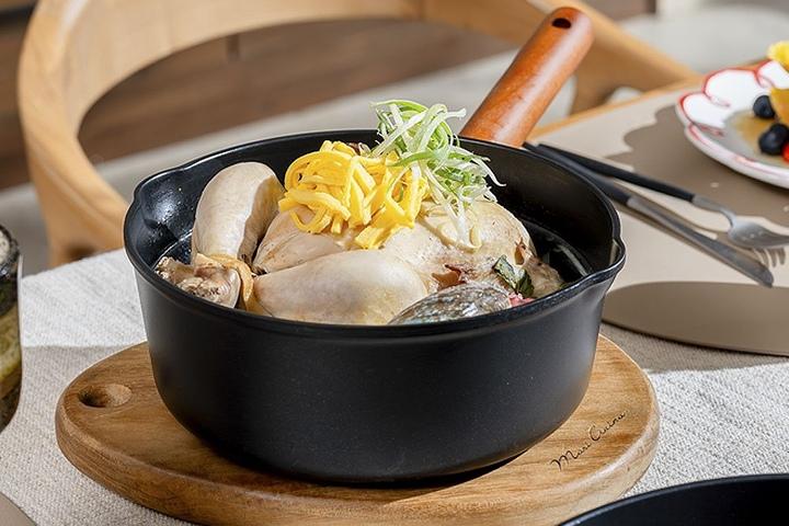 국내생산 느와르 블랙 IH 인덕션 우드핸들 멀티팬 냄비 20cm (+유리뚜껑 포함)