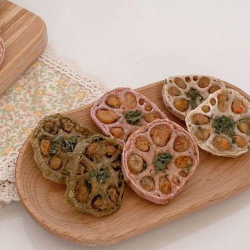[무료배송] 멍식당 치킨 삼색 연근칩 55g