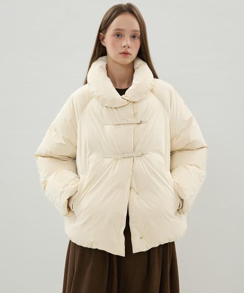 리본가죽 토글 덕다운 점퍼 OP5WMA760