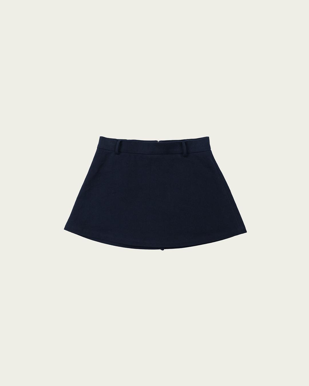 (2차) Hug Mini Skirt - Navy