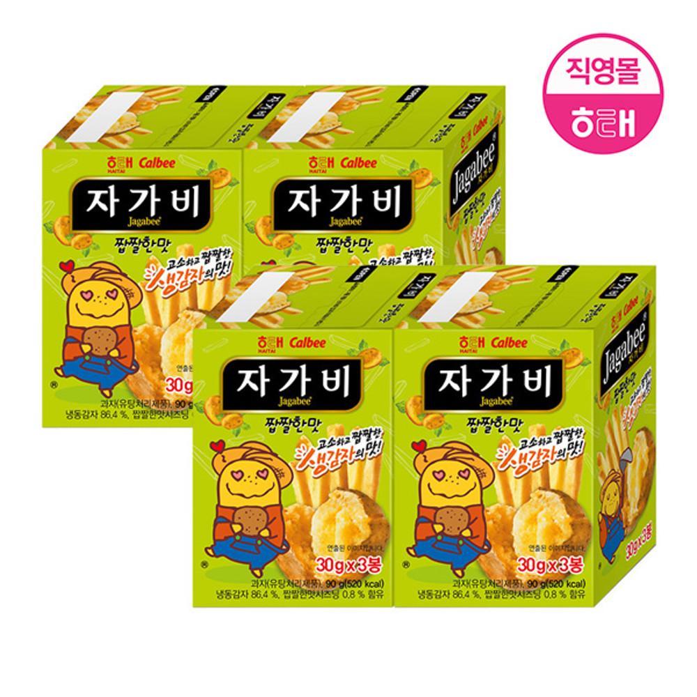 해태 자가비 짭짤한맛 90g x 4개 외 홈런볼 허니버터칩 맛동산 에이스 구운감자