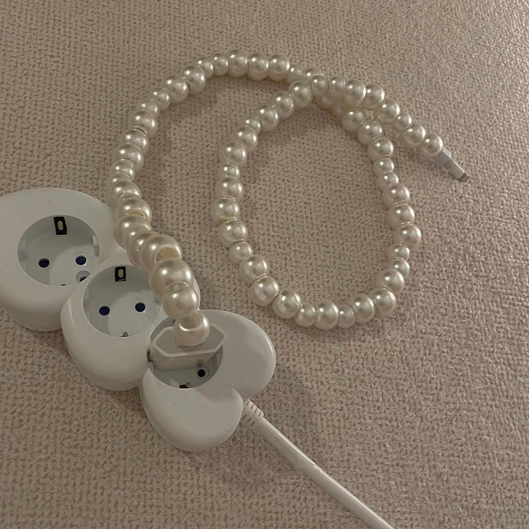 Pearl Strap Cable 펄 8핀 진주 스트랩 케이블