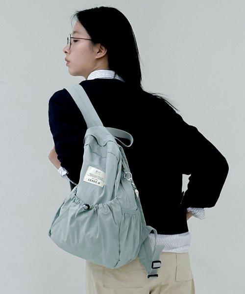 스트링백팩 올리브