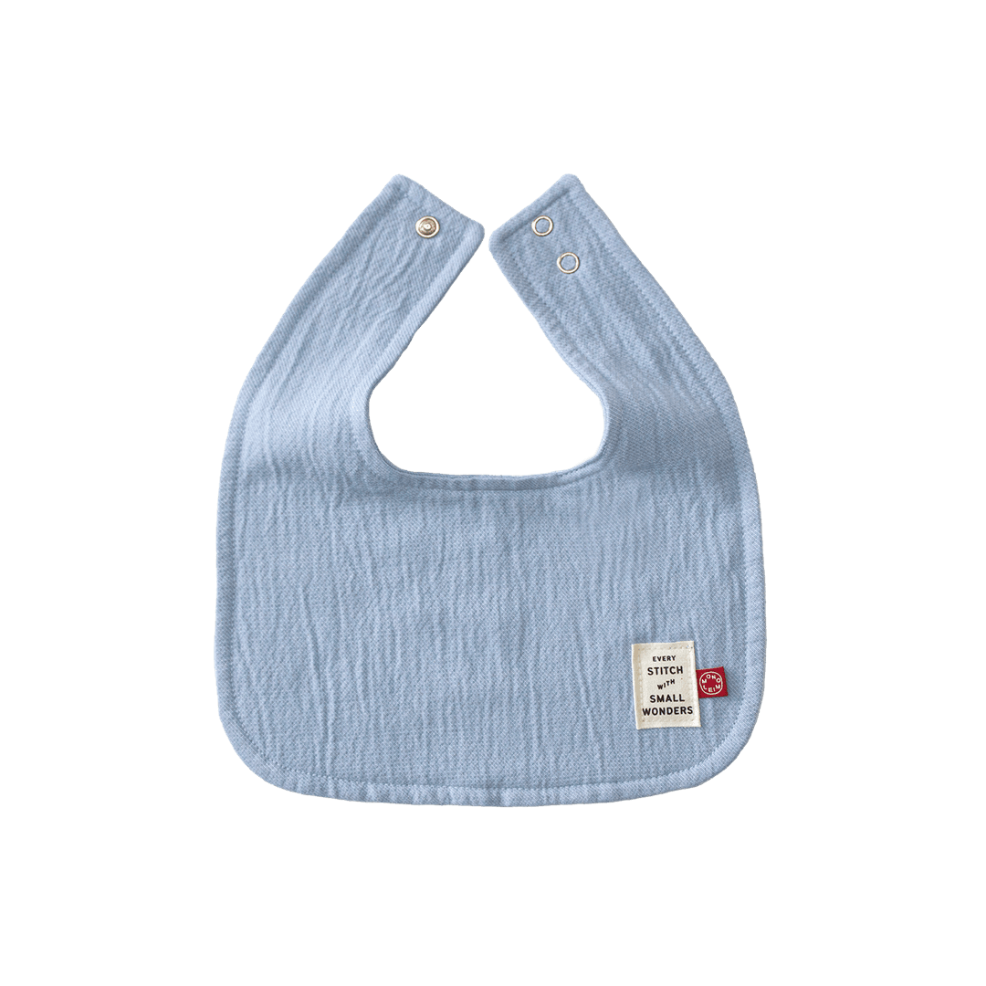 Soft Gauze Bib-Sky