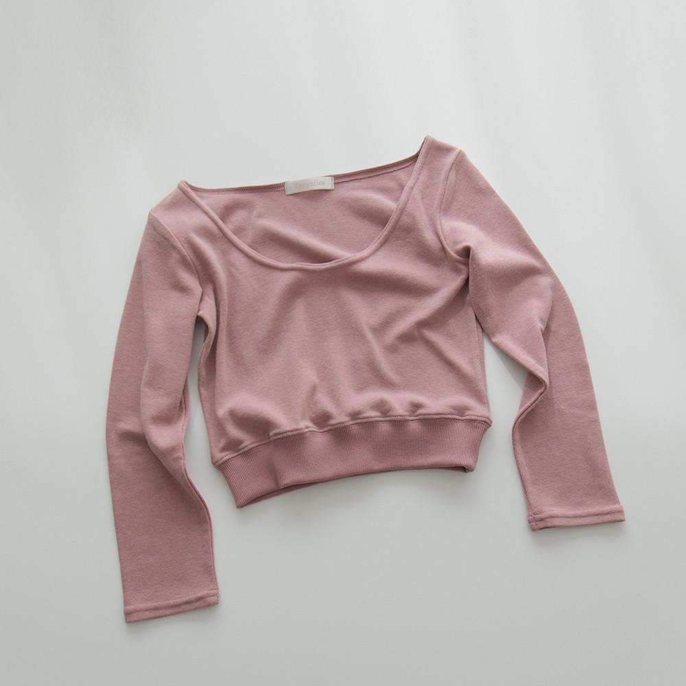 Wool knit 크롭탑 발레 워머 긴팔 7부 성인 발레복 코디 필라테스 요가