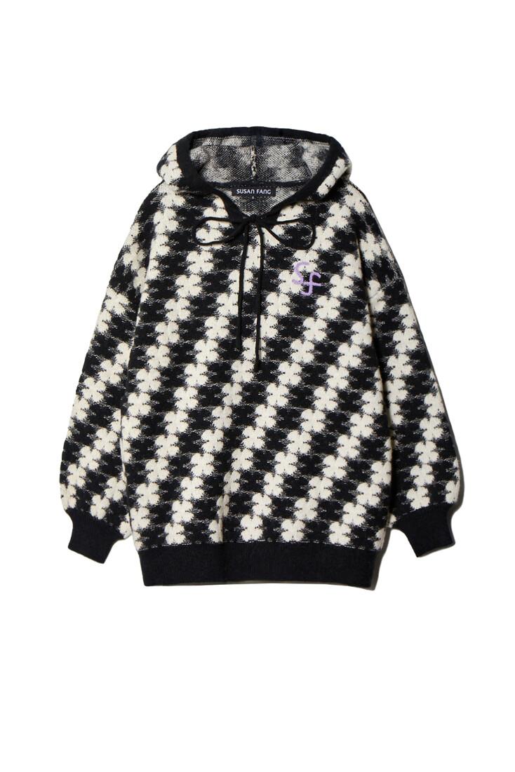 OVERSIZED HEART CLOVER HOODIE