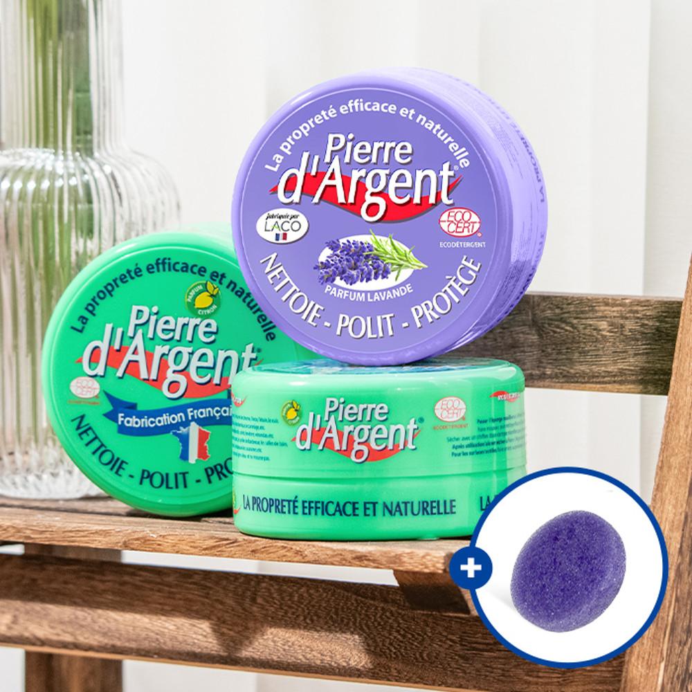 피에르다르장 300g 프랑스 친환경세제 만능다목적세정제+추가 스펀지1개더