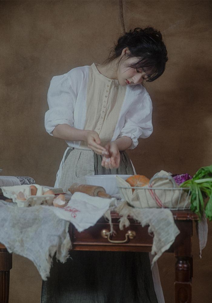 Adrien pintuck dress