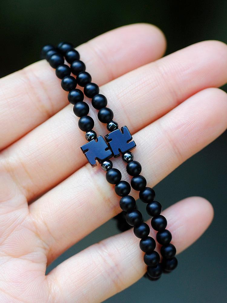 오닉스 심플 만자 염주