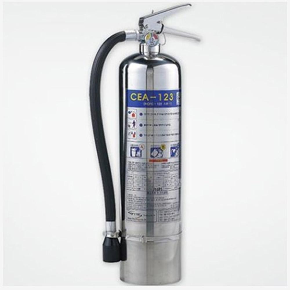 포트텍 가스식소화기 2.5kg CEA-123소화기 (약제 HCFC-123) 청정소화기 청정가스소화기 HCFC가스소화기 친환경청정소화기