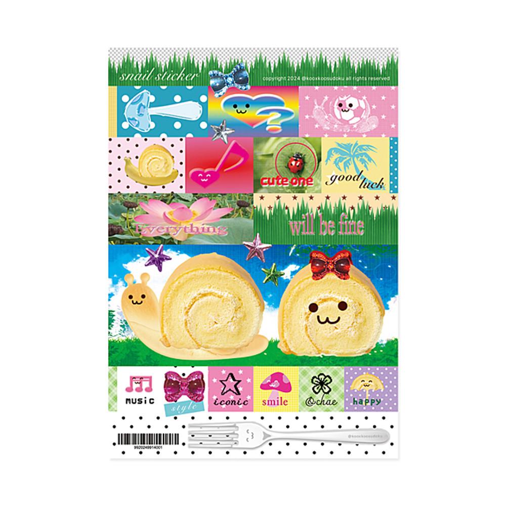 [23room] snail sticker
