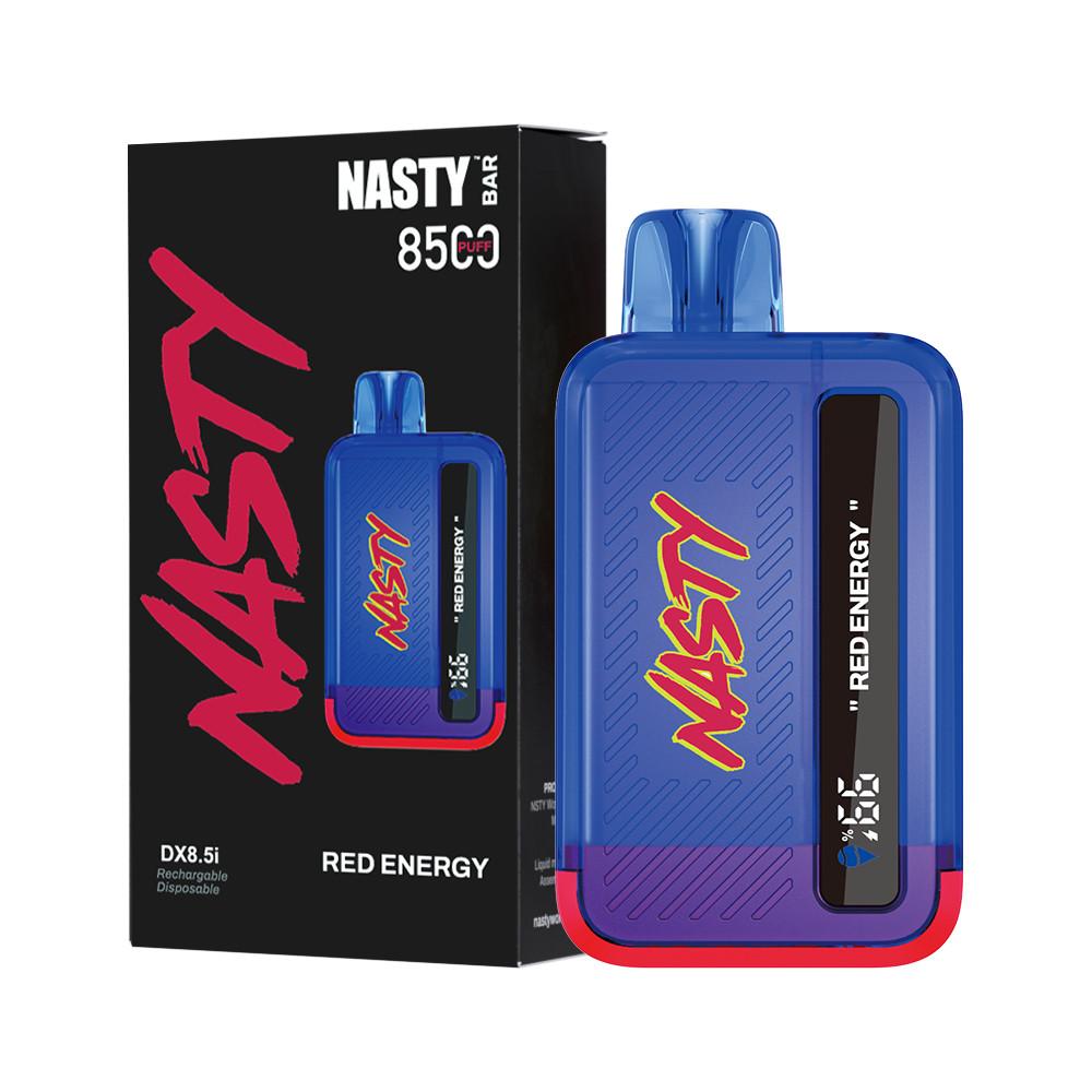 네스티 픽스고 일회용 전자담배 8500 편의점 전담 NASTY 레드에너지 무니코틴