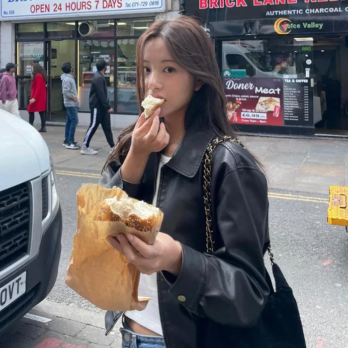 NOTTINGHILL Washing Faux Leather Bomber(노팅힐)_DARK BROWN