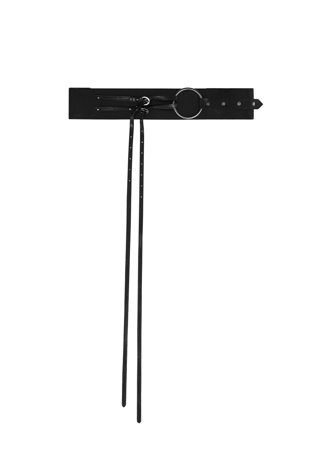 2ND 3/10~ 발송 TWO BUCKLE BOLD BELT, BLACK