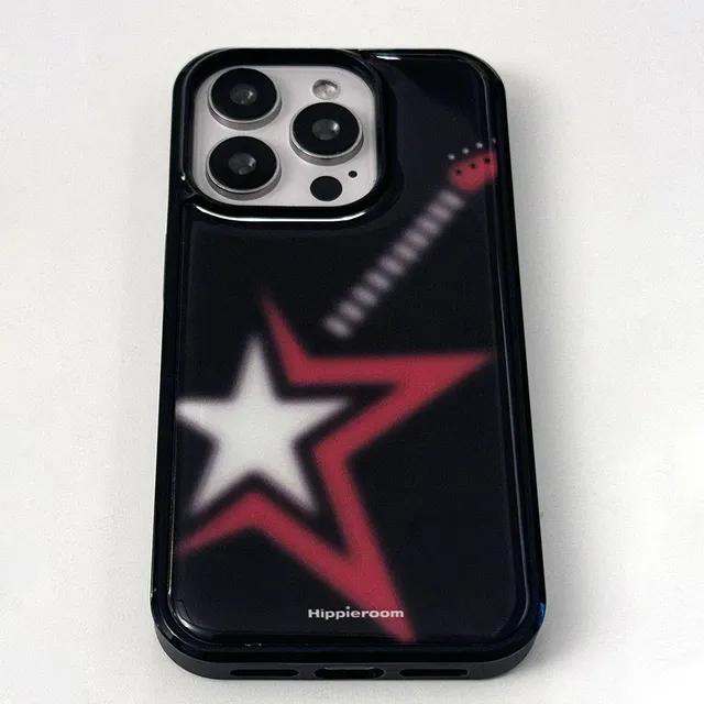 Rock guitar glass bumper case 글라스 범퍼 케이스 아이폰 케이스