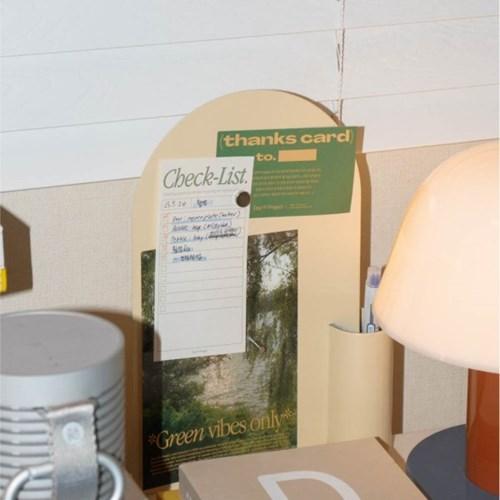 DOOR : memo plate 3colors (자석메모판)