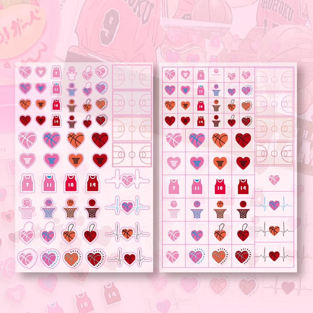 [lovepie⋆러브파이] 농구하자-! sticker (2types)