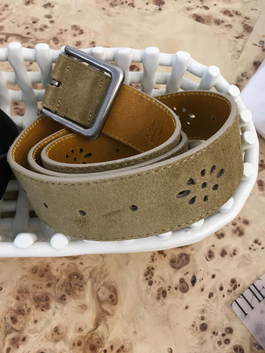 suede western belt (2color)