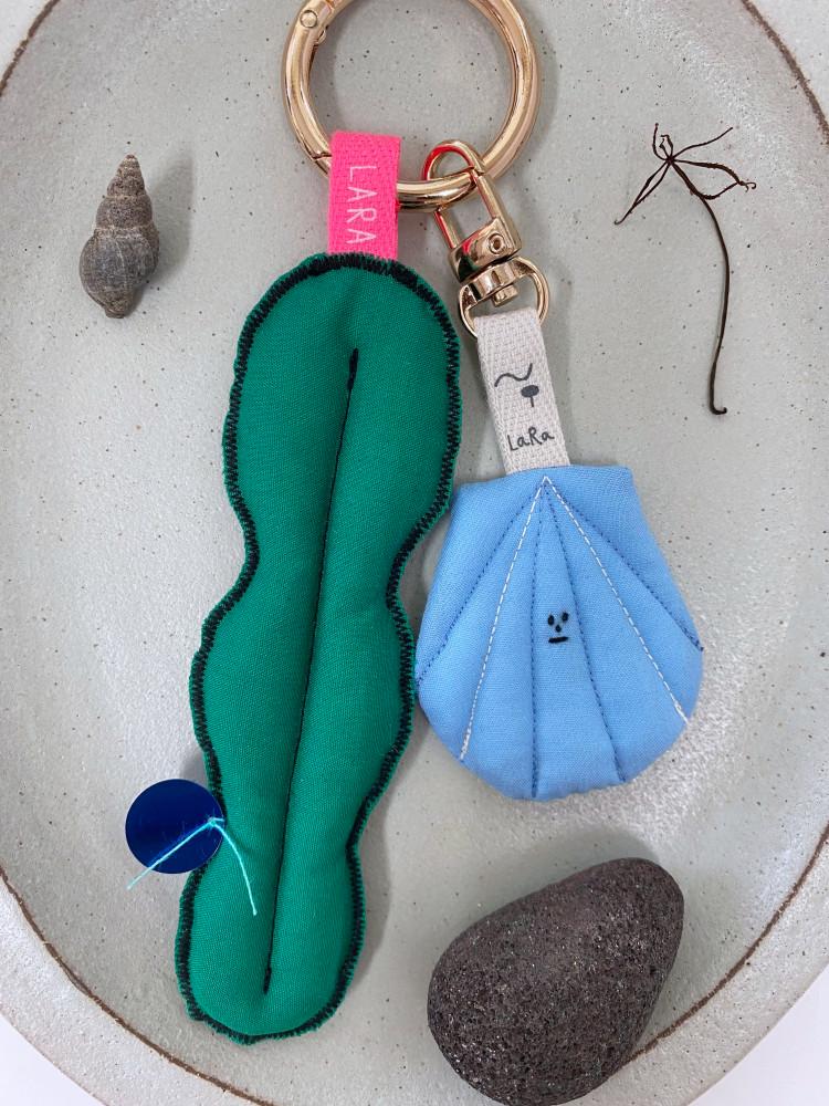 라라 미역과 조개고리 키링 세트
