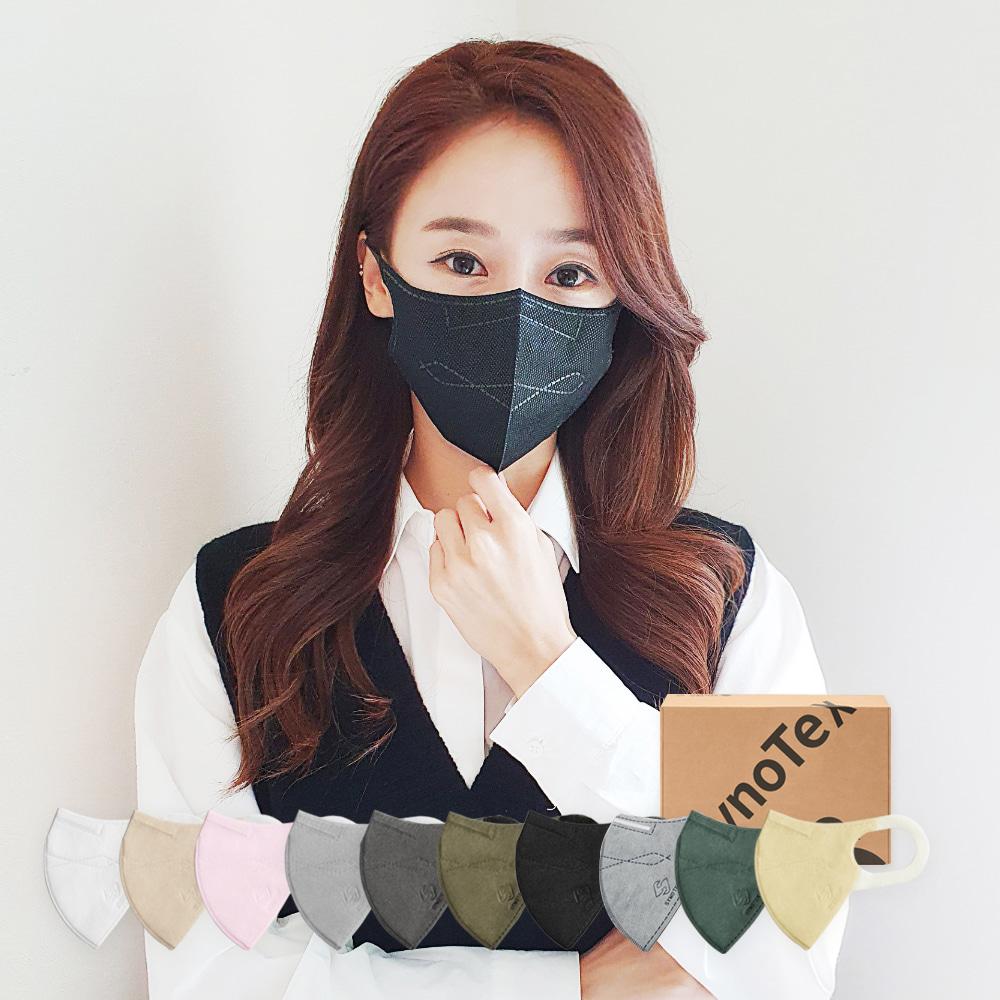 시노텍스(ePTFE) 덴탈마스크처럼 숨쉬기 편한 마스크 컬러 50매