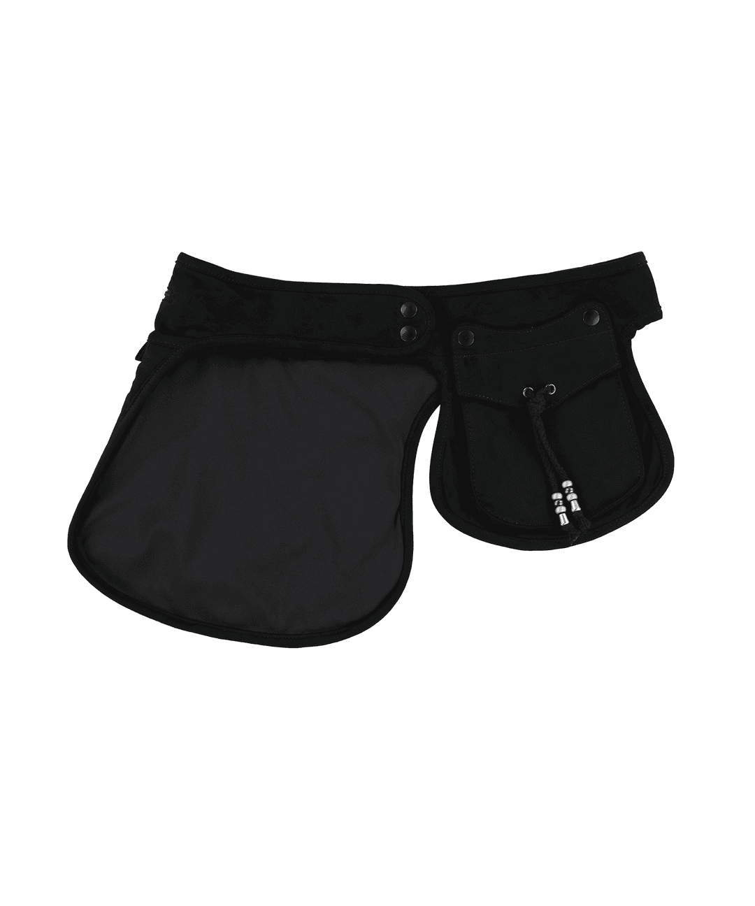 SUEDE BELT BAG BLACK