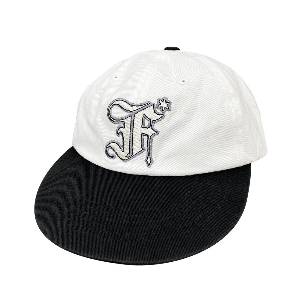 F-Logo Washed Cap White
