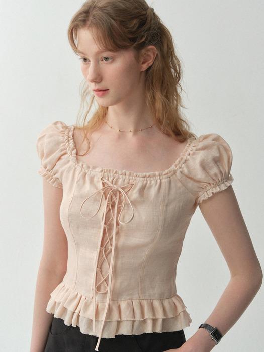 Vintage Corset Blouse(3color)