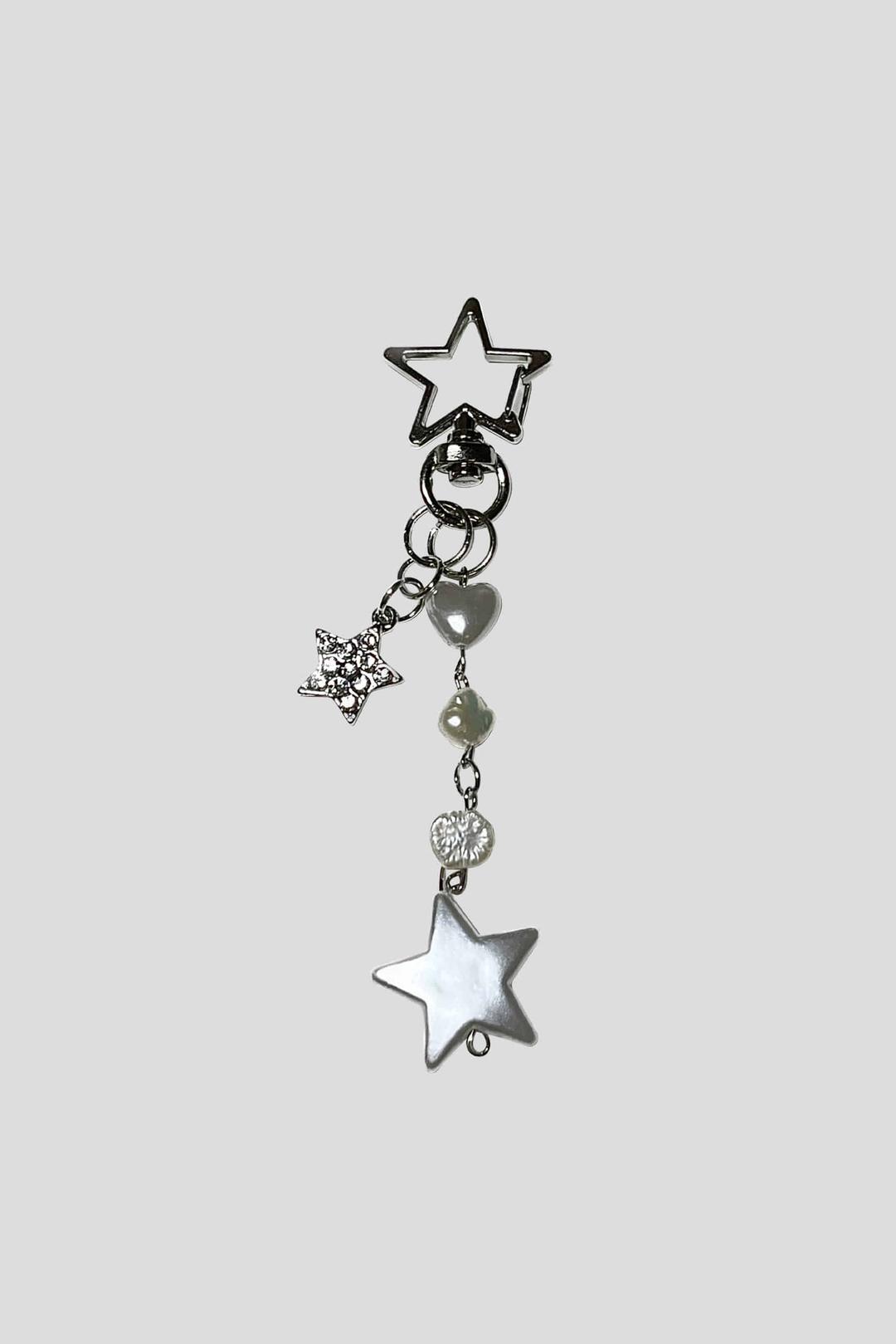 Pearl star keyring