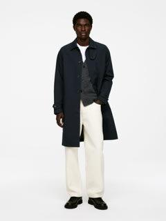 2-in-1 미드 렝스 카 코트