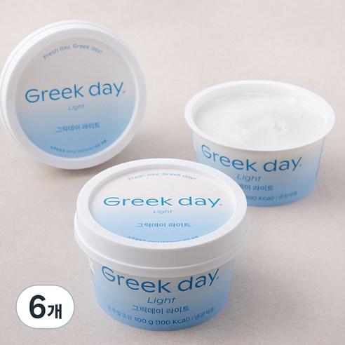 그릭데이 라이트, 100g, 6개 - 요구르트/유산균 | 쿠팡