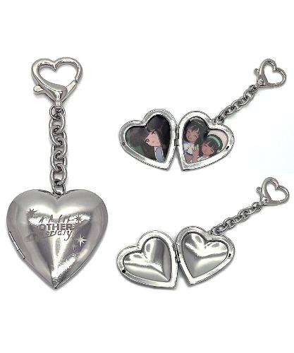 써지컬 하트 로켓 펜던트 키링