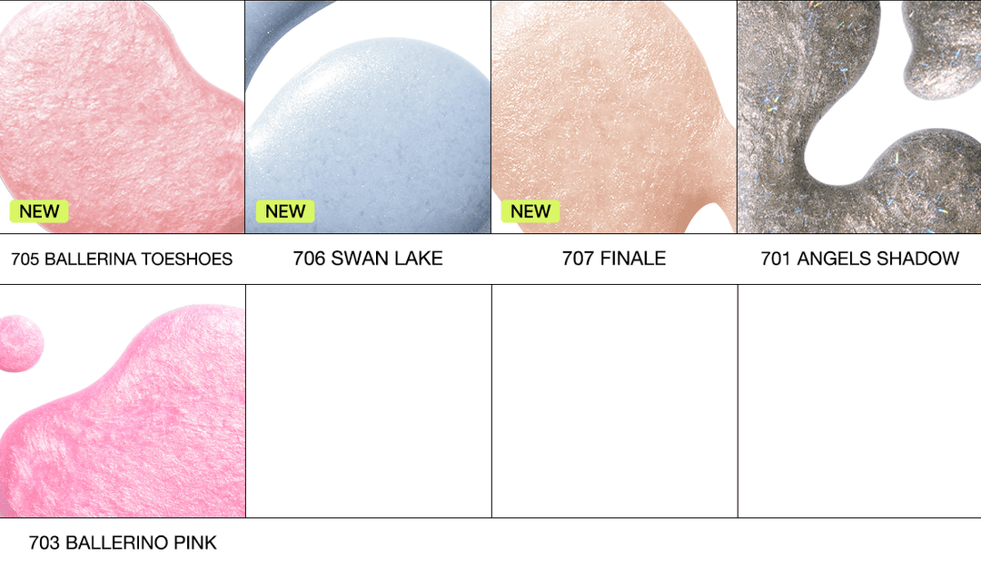 매트 글리터 네일 5종