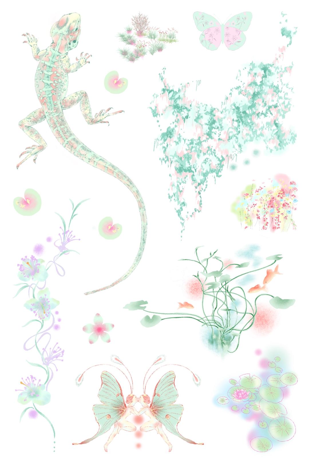 tattoosticker - green (: palette drops)