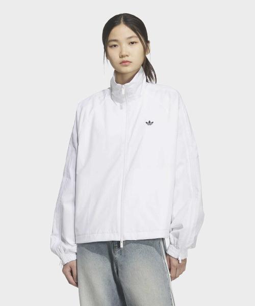 3-스트라이프 집 트랙탑 - 화이트 / HZ0850