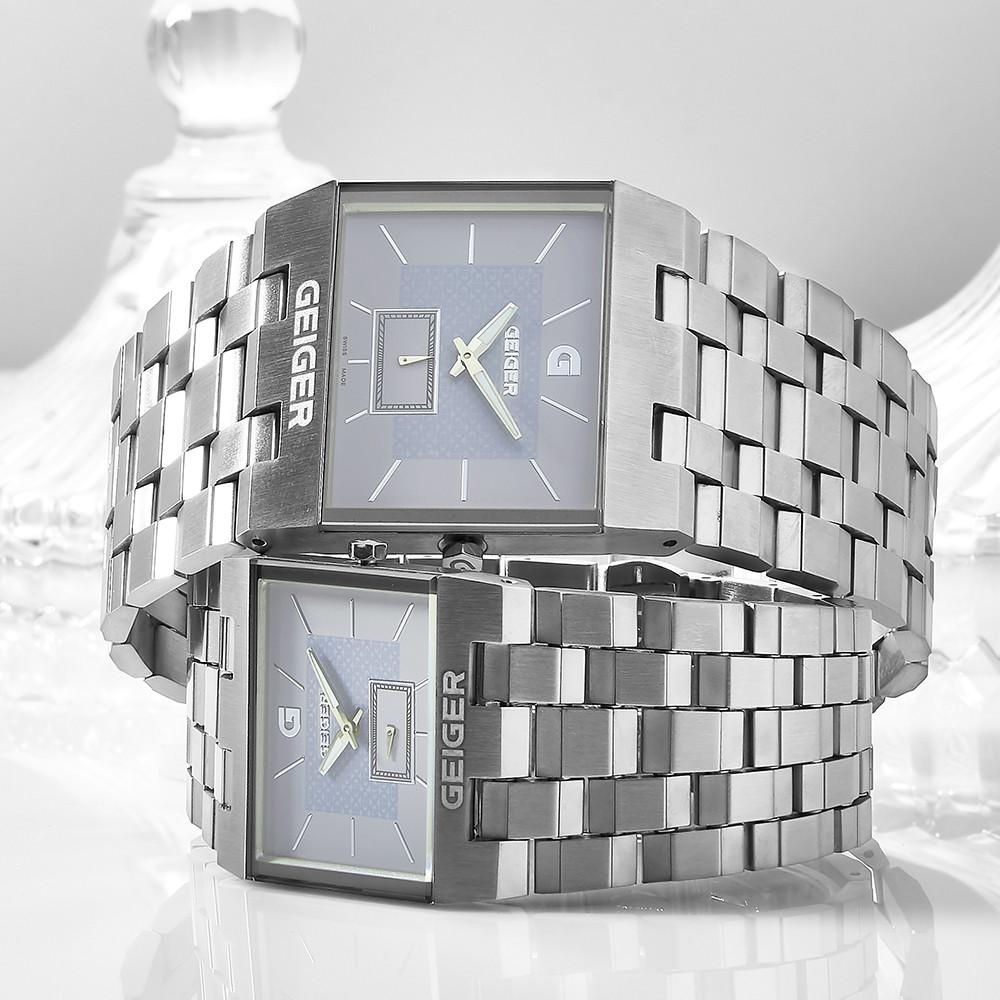 본사직영/정품 가이거 스위스메이드 커플 메탈시계 GE6031GYS