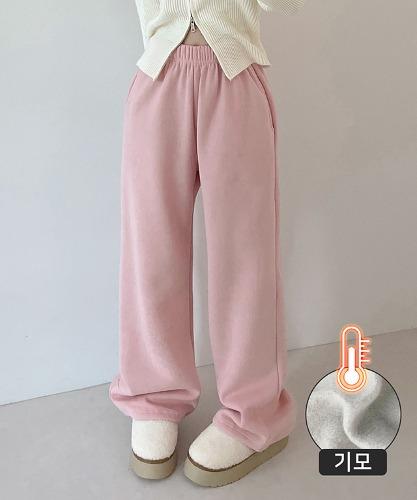 💖양기모/2WAY/13컬러💖 캔디샵 겨울 기모 투웨이 트레이닝 롱 밴딩 와이드 팬츠 / 기모팬츠 조거팬츠 트레이닝팬츠 하체커버 남여공용 츄리닝