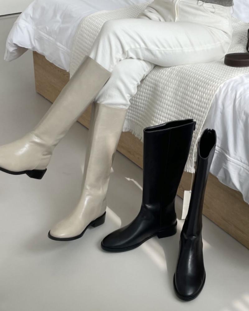 크랙 롱부츠(2color)