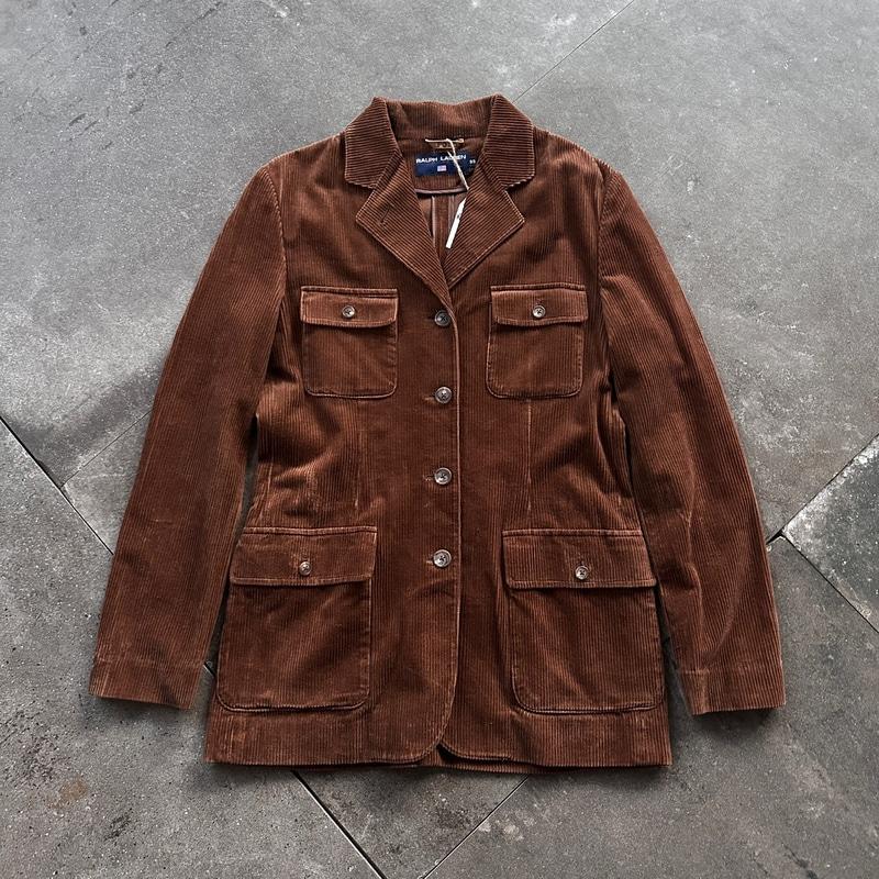 (90) Polo Ralph Lauren W's Corduroy Safari Jacket (Mpjk.306)