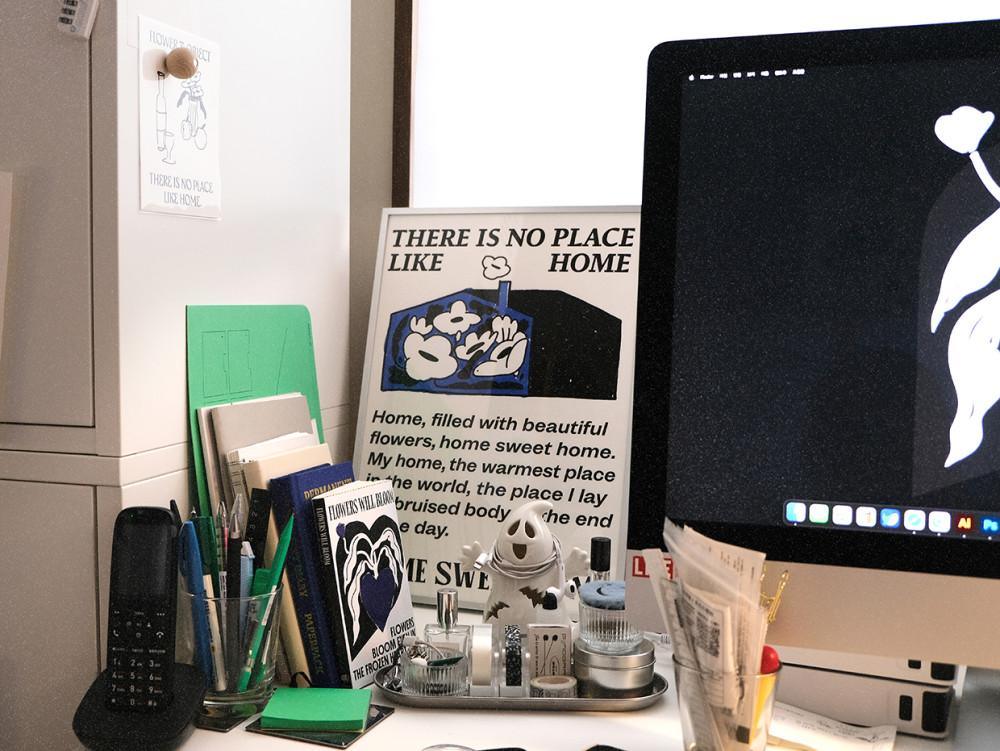 [주문제작] HOME SWEET HOME 일러스트 A3 포스터