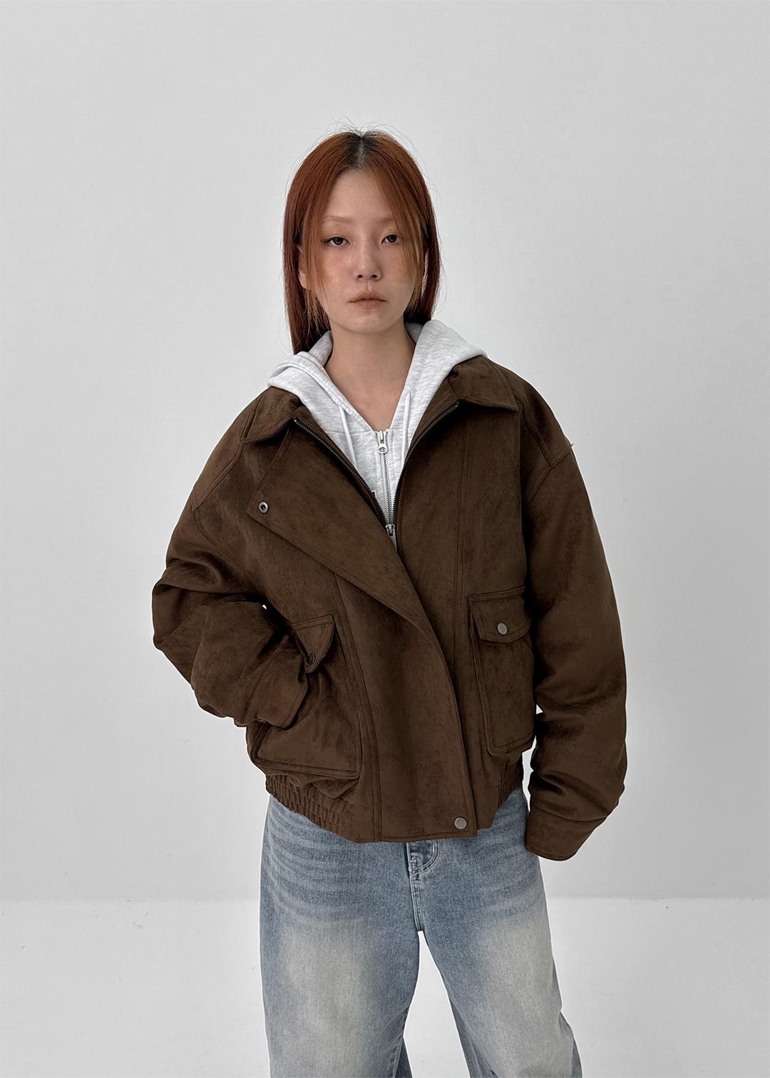 [MADE] 아바니 스웨이드 점퍼 (2온스)