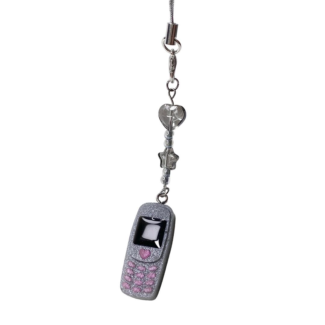 Retro Cellphone Keyring