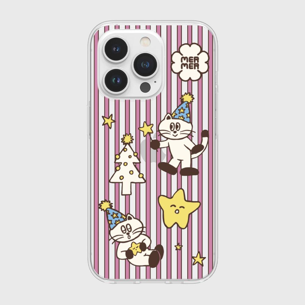 스트라이프 스타 캣츠-핑크(젤리)