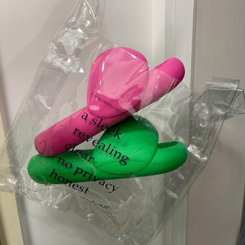 컬러팝 폼폼슬리퍼 4cm 사무실 슬리퍼 실내화